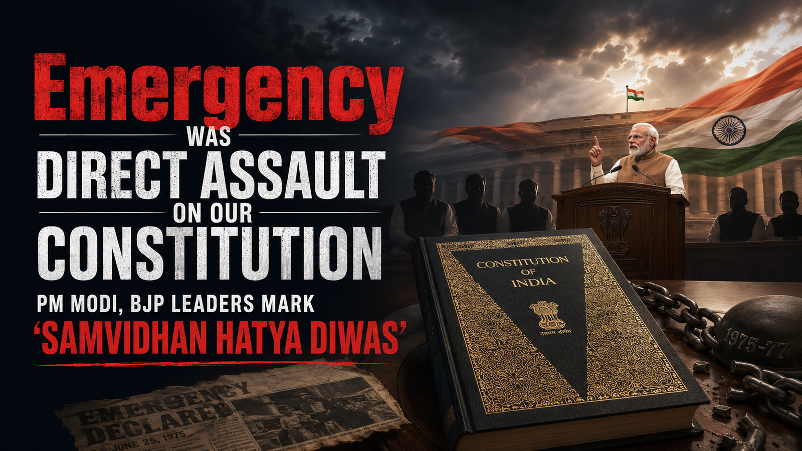 Understanding 'Samvidhan Hatya Diwas': The Emergency as an Assault on India’s Constitution